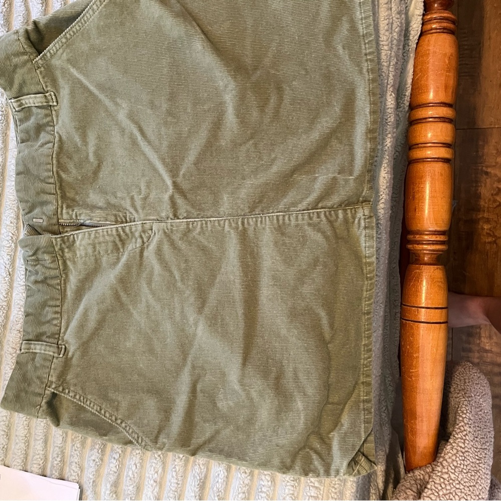 Bass Olive Corduroy Skirt